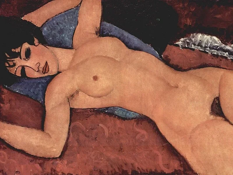 1884-Amedeo Modigliani - Nudo sdraiato